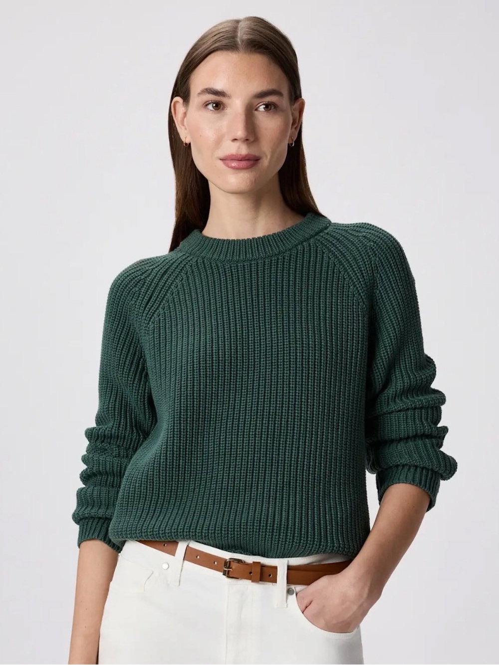 Quince 100% Organic Cotton Fisherman Crew
Sweater